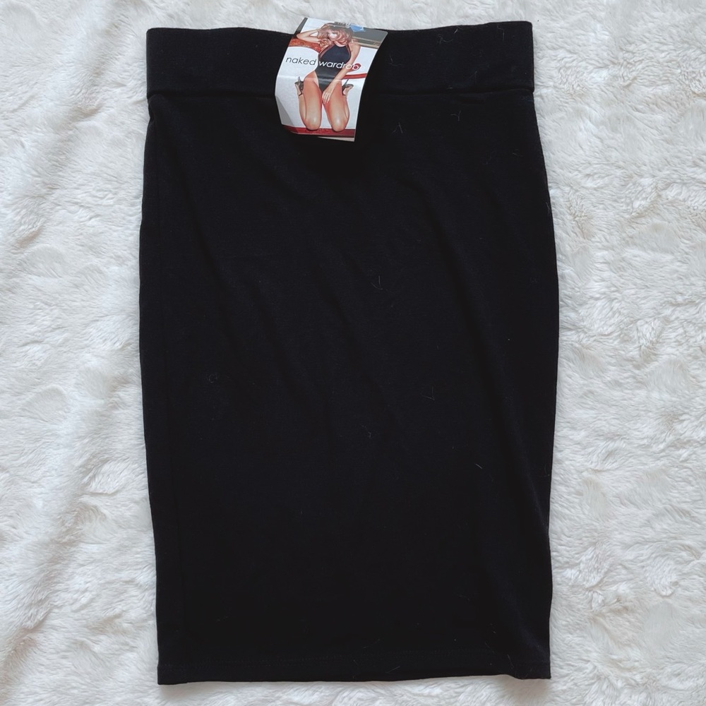 BRAND NEW black Naked Wardrobe skirt size small